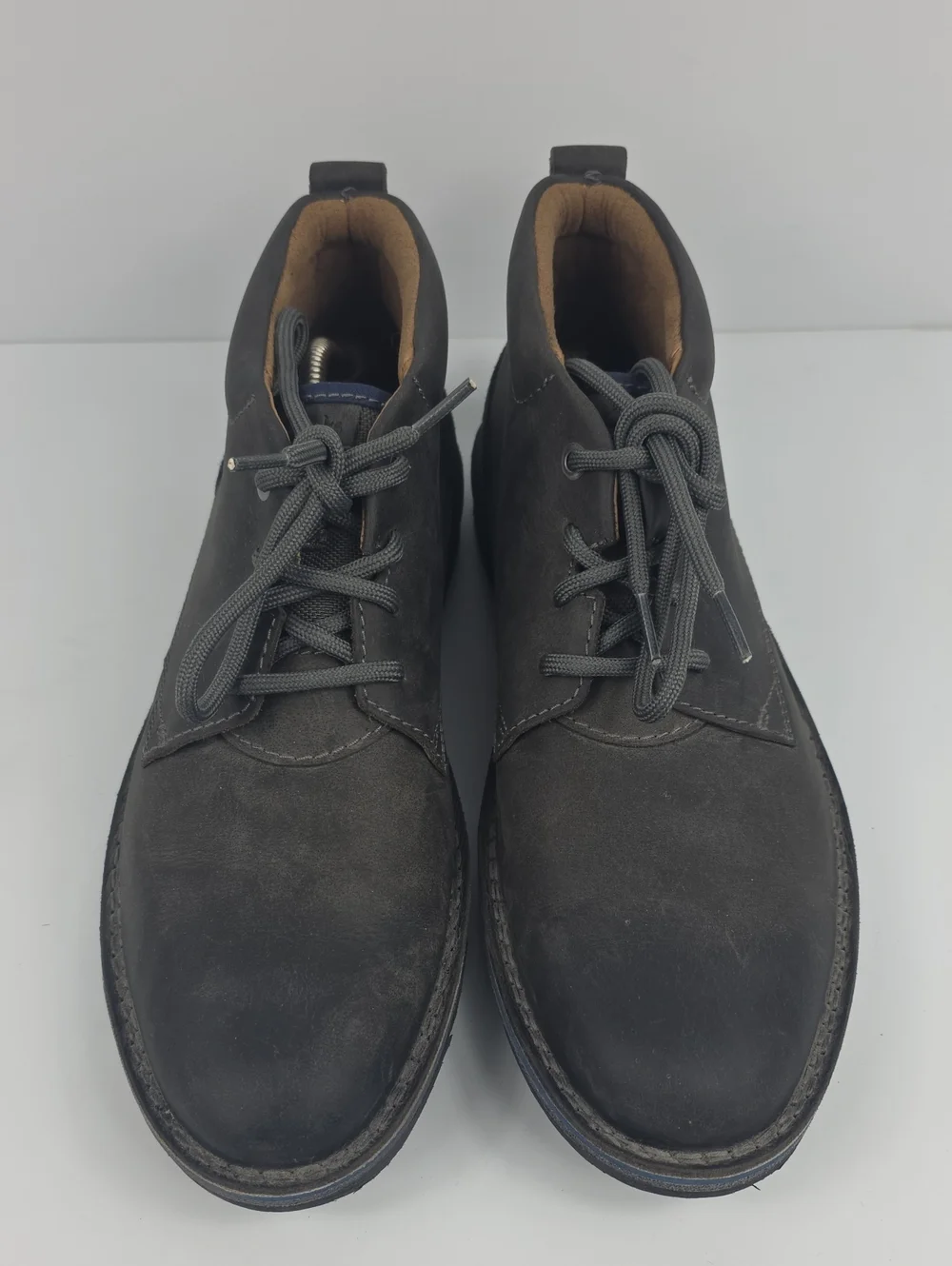 Clarks Edgewick Gray Suede Men's Casual Boots Size 9.5